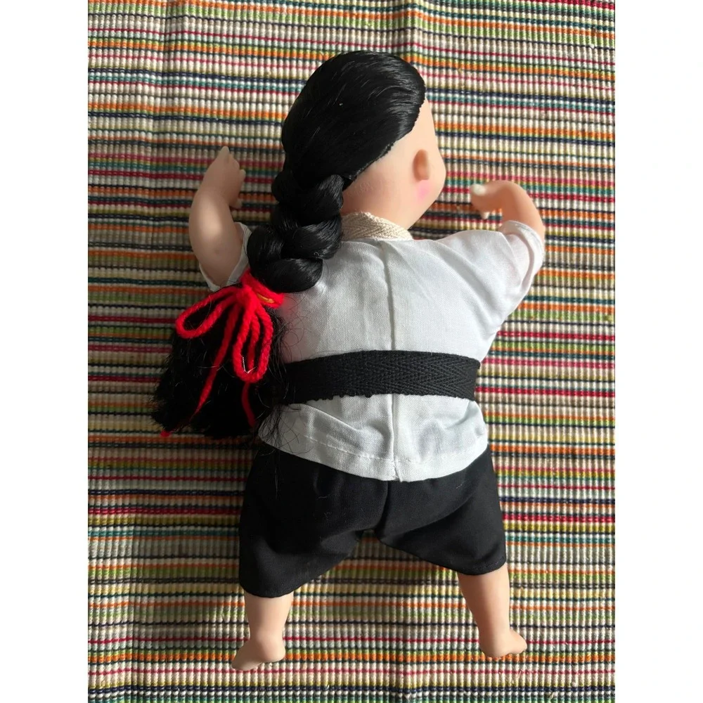Vintage 1985 Goodwell International Martial Arts Karate Doll Vinyl Rosy Cheeks